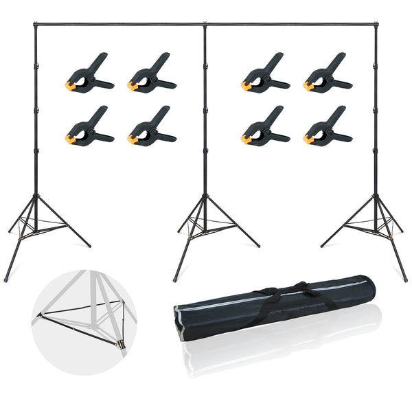 BENOISON Background Stand Kit - 2.6x3m (8.5x10ft) Photography Photo