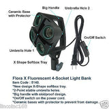 9'x13' BW Backdrop Support Stand Photography Studio Video 3 Softbox Lighting Kit