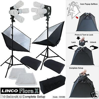 parti folder smække Flora X Photo Studio Video Continuous Lighting Kit Photography Softbox –  Linco Inc.