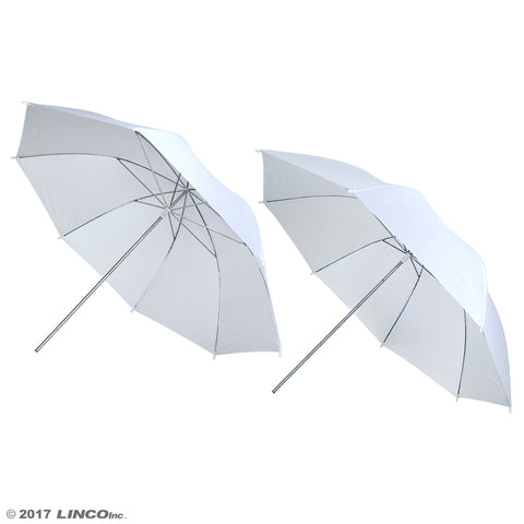 2 x 32" Photo Studio White Premium Soft Umbrella Reflector
