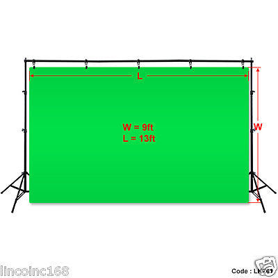 売れ筋商品 9'x13' Green Background Stand Photo Backdrop Photography その他