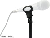 LINCO Adjustable Metal Microphone Stand with Carrying Bag Universal Mic Mount (2.5’ft-5’ft)-Black 8805