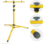 LINCO Tripod Stand LED Work Light Flood Light Heavy Duty Steel Stand Wide Base (Stand & Bar Only)