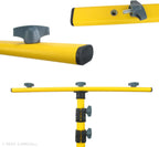 LINCO Tripod Stand LED Work Light Flood Light Heavy Duty Steel Stand Wide Base (Stand & Bar Only)