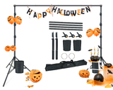 LINCO Photography 10ft Adjustable Photo Backdrop Stand 10x9ft Background Support System Kit with Carry Bag 4154-4236