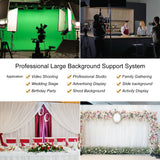 LINCO Backdrop Stand for Parties 9×20 ft Heavy Duty Photography Video Studio Background Kit 4166 for Wedding Parties Photo Shooting