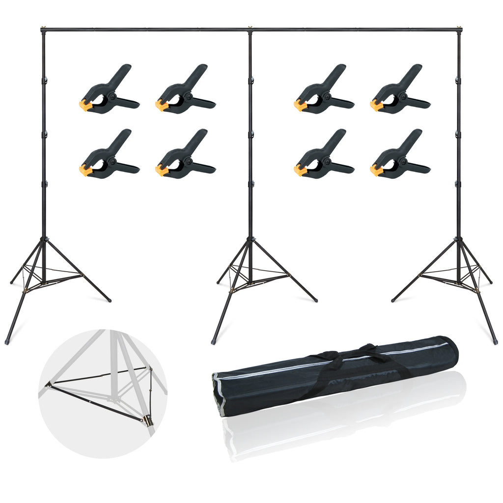 LINCO Backdrop Stand for Parties 12x20ft Heavy Duty Photography Video Studio Background Kit 4169 for Wedding Parties Photo Shooting