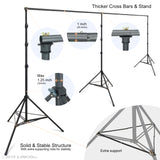 LINCO Backdrop Stand for Parties 12x20ft Heavy Duty Photography Video Studio Background Kit 4169 for Wedding Parties Photo Shooting