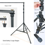 LINCO Backdrop Stand for Parties 12x20ft Heavy Duty Photography Video Studio Background Kit 4169 for Wedding Parties Photo Shooting