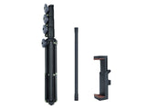 LINCO Adjustable iPhone Tripod Stand 67" Cellphone Tripod with Gooseneck Compatible with iPhone Android Camera for Vlogging, Travel, Live Streaming, Selfie, TikTok