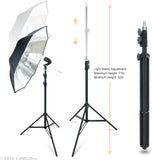 LINCO Photo Studio Lighting 600W 4 Umbrella Continuous Lighting Kit for Video Photography AM126