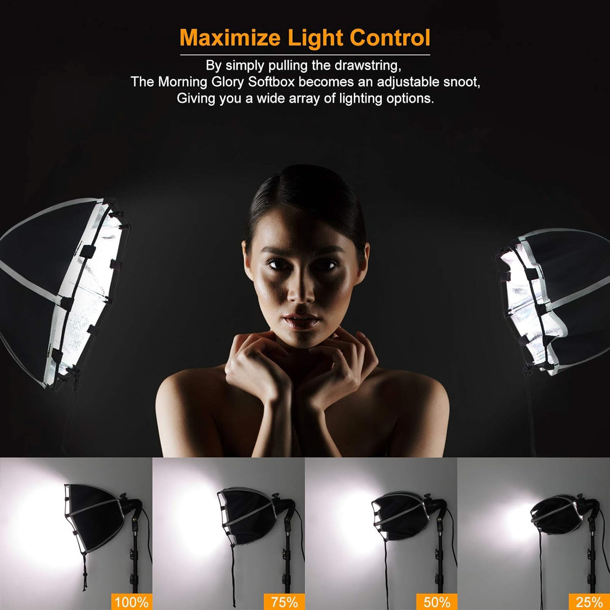 LINCO 3 Softbox Photo Studio Lighting Kit wtih Boom Arm for AM262