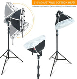 LINCO 3 Softbox Photo Studio Lighting Kit wtih Boom Arm for AM262