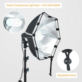 LINCO 3 Softbox Photo Studio Lighting Kit wtih Boom Arm for AM262