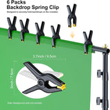 LINCO Adjustable Backdrop Stand for Parties Kit 10x7 Backdrop Photography Studio Photo Background Support System with Clamps, Sand Bag, Carry Bag 4172
