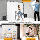 LINCO Adjustable Backdrop Stand for Parties Kit 10x7 Backdrop Photography Studio Photo Background Support System with Clamps, Sand Bag, Carry Bag 4172