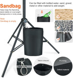 LINCO Photography 10ft Adjustable Photo Backdrop Stand 10x9ft Background Support System Kit with Carry Bag 4154-4236