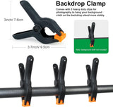 LINCO Photography 10ft Adjustable Photo Backdrop Stand 10x9ft Background Support System Kit with Carry Bag 4154-4236