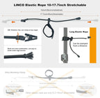 LINCO 12Pack Backdrop Clamp Adjustable Heavy Duty Black Clamps for Photo Studio Backdrop Muslin, Camera Flash Brackets, Photo Backdrop Background Support Equipment