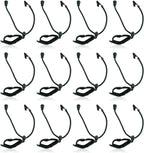 LINCO 12Pack Backdrop Clamp Adjustable Heavy Duty Black Clamps for Photo Studio Backdrop Muslin, Camera Flash Brackets, Photo Backdrop Background Support Equipment