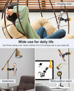 LINCO Universal Microphone Mic Stand Phone Holder Mount for Smartphone iPhone