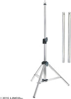 LINCO Silver Photography Backdrop Background Support Stand 2.2x2.6ft Table Top