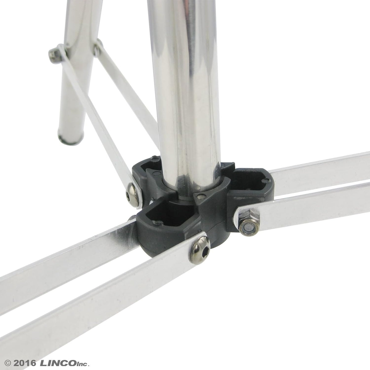 LINCO Silver Photography Backdrop Background Support Stand 2.2x2.6ft Table Top
