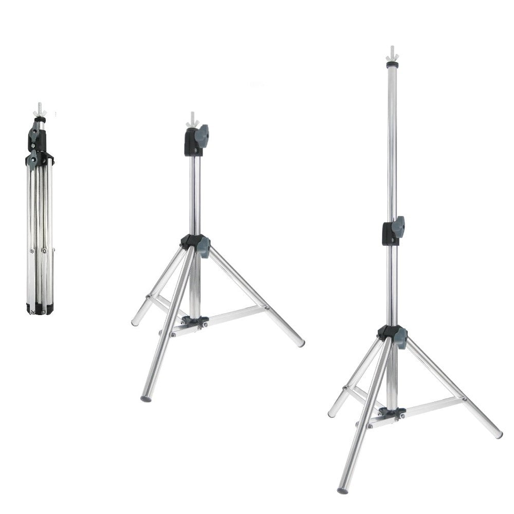 LINCO Silver Photography Backdrop Background Support Stand 2.2x2.6ft Table Top