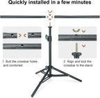 LINCO TableTop 2.2x2.6ft T Shape Photography Backdrop Background Support Stand