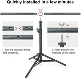 LINCO TableTop 2.2x2.6ft T Shape Photography Backdrop Background Support Stand