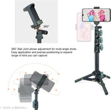 LINCO (Black/Pink/White/Blue) Adjustable Selfie Stick Tripod 40” Rotatable Heavy Duty Selfie Stick with Bluetooth Wireless Remote Shutter for iPhone Samsung