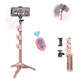 LINCO (Black/Pink/White/Blue) Adjustable Selfie Stick Tripod 40” Rotatable Heavy Duty Selfie Stick with Bluetooth Wireless Remote Shutter for iPhone Samsung