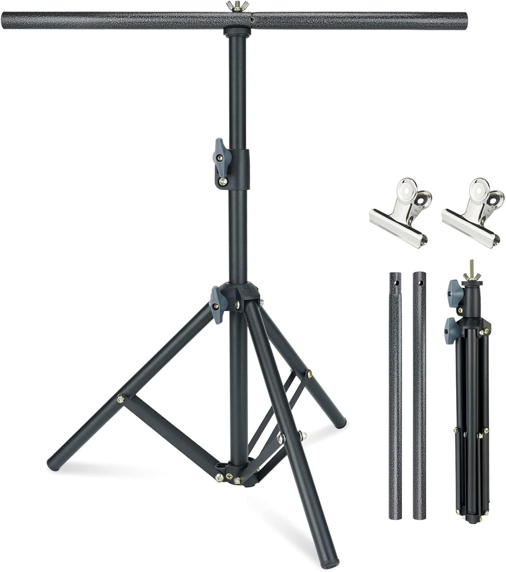 LINCO TableTop 2.2x2.6ft T Shape Photography Backdrop Background Support Stand