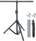 LINCO TableTop 2.2x2.6ft T Shape Photography Backdrop Background Support Stand