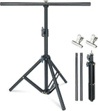 LINCO TableTop 2.2x2.6ft T Shape Photography Backdrop Background Support Stand