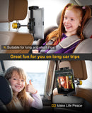 LINCO Tablet Car Holder for Back Seat - Adjustable iPad Holder for Car - Car Tablet Mount for Travel - Fits All 4.7-13" Tablets AM309