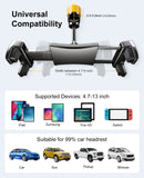 LINCO Tablet Car Holder for Back Seat - Adjustable iPad Holder for Car - Car Tablet Mount for Travel - Fits All 4.7-13" Tablets AM309