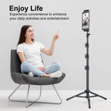 LINCO Adjustable 70" iPad Tripod Stand for iPad iPhone Samsung Smartphone Tablet Camera