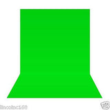Chromakey Green White Screen Muslin Backdrop for Studio Lighting Kit