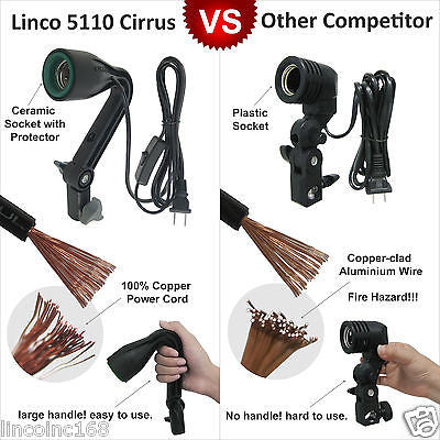 400W Photo Studio Light 4 x 32" Umbrellas Video Photography Lighting Kit