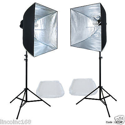 Linco Lincostore Studio Lighting Strobe Flash Photo Softbox Light Kit
