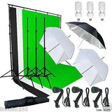 Studio Lighting Photography Light Backdrop Stand Background Photo light Set Kit