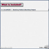 Photography Backdrop Stand Muslin Clamps Photo Pro Accessory