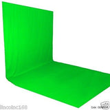 Chromakey Green Screen Lighting Kit 2400 Watt 9'x21' Backdrop Background Stand