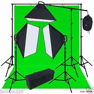 Linco Lincostore Studio Lighting Photo Backdrop Stand Boom Light Kit