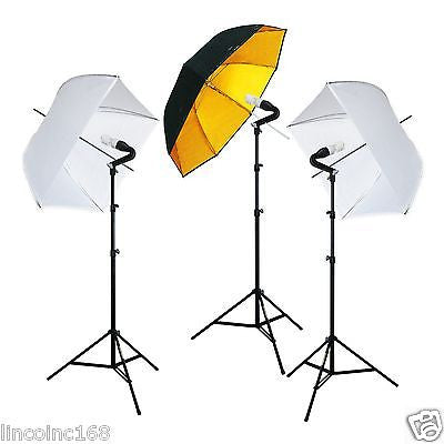Lighting Kit Photo Studio kit 3 Point Lighting Photography Umbrella