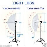 《US Seller》Photography Studio Strobe Flash Light Soft Translucent White Umbrella