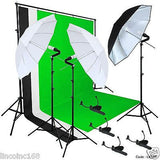 Photo Studio Lighting Photography Studio Backdrop Stand 3 Muslin Light Kit