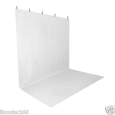 White Screen Muslin Backdrop Muslin W/ Clamps For Photography Backdrop Stand Kit