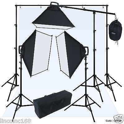Linco Lincostore Studio Lighting Photo Backdrop Stand Boom Light Kit